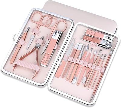 Set of 18 professional stainless steel nail clips for hand, feet and face care for men women friends parents.. DIAYTAR NIGERIA: Revolutionizing how Nigerians shop with affordable prices and prompt delivery services.