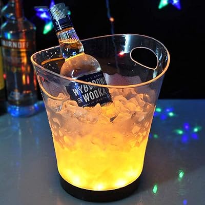 Greal ice bucket 7 colors LED cooler Vin changing color with light.. Make every purchase count with DIAYTAR Nigeria — shop smart, shop fast.