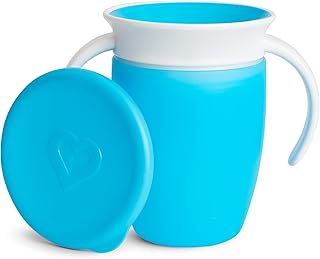 Munchkin Cup Miracle Trainer with cover, 207 ml, blue.. From household needs to gadgets, DIAYTAR Nigeria has it all.