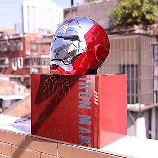 Iron Man Electronic Helmet on a large scale, open and closed electronic portable headset, superhero costume 1: 1, birthday gift for adult girls boys.. DIAYTAR NIGERIA: Where affordability meets variety in Nigeria's most comprehensive online marketplace.