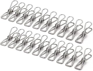 Goudan 20 pieces in stainless steel jug -in -steel clo non -slip espin clo espin so leaf pliers household items.. Your complete shopping solution, DIAYTAR NIGERIA offers extensive choice with competitive prices and delivery.