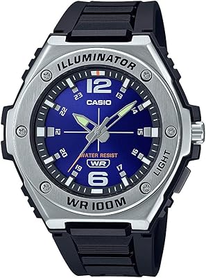 Casio illuminator watch for men with robust quartz 50 mm, MWA-100H-2AVCF model.. Discover the perfect balance of selection and value with DIAYTAR NIGERIA's nationwide delivery service.