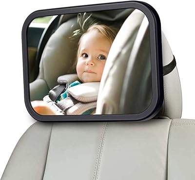 Safety mirror for car rear seat, Collection Charm Tranquilité de spirit to keep an eye on the child in a child seat oriented backwards, car mirror, car mirror for children.. Experience budget-friendly shopping at DIAYTAR NIGERIA, Nigeria's premier online marketplace with quick delivery.