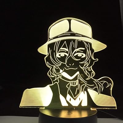 LED night light Bungo Nakahara Chuya Stray Dog for Bedroom Decoration No.1 3D Color Lamp Anime Waifu With Remote Control.. Transform your online shopping experience with DIAYTAR NIGERIA's affordable and diverse marketplace.