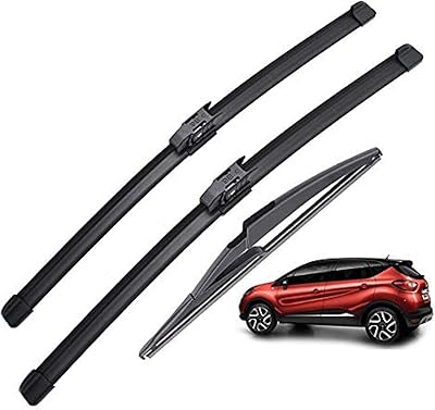 Car windshield wipes for Renault Captur / Captur 2016-2020, wiper broom kit, outdoor automobile spare parts.. Enjoy effortless shopping and speedy delivery with DIAYTAR Nigeria.