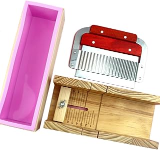 Jigway 1 Set of Wooden Savon Mushes and Savon Cutting Rectangular Silicone Silicone Silicone Box.. DIAYTAR NIGERIA: Empowering Nigerians with access to affordable products and reliable 5-8 day delivery.