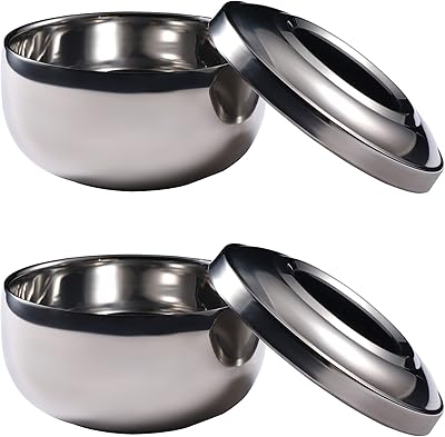 Bol of double -walled rice in Korean style Sejongokok rice rice in high -resistance food stainless stainlessness for restaurants and Korean family catering (2 sets).. DIAYTAR NIGERIA: Your one-stop e-commerce destination with affordable prices and nationwide delivery in 5-8 days.