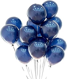 Party Time - 100 pieces. Navy blue balloons for celebration, celebration, wedding, baby shower (10 inches).. Experience convenient online shopping on DIAYTAR Nigeria — wide selection and affordable delivery.
