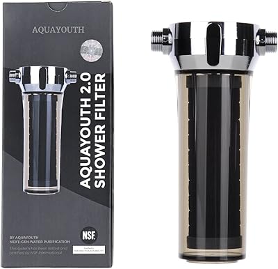 Aquawith 2.0 charcoal shower filter | Eliminates chlorine metals.. Your comprehensive marketplace awaits at DIAYTAR NIGERIA with affordable prices and reliable delivery times.