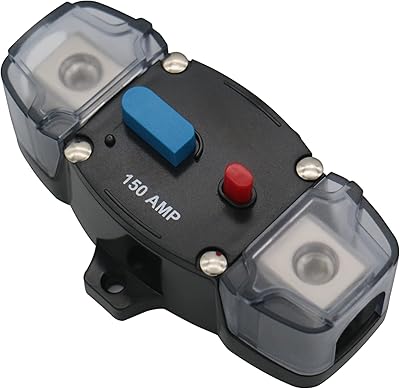Circuit breaker 150 A 12-48 V CC Audio fuse block support.. DIAYTAR NIGERIA: Where shopping meets satisfaction with affordable prices and prompt delivery services.