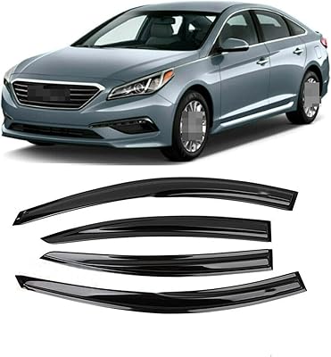For Hyundai Sonata 2015-2019, 4 parts windshield paneworms deflector ventilation.. Your everyday shopping destination, DIAYTAR NIGERIA offers unbeatable value with quick delivery times.