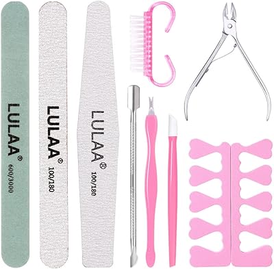 Set of U-Home 9-piece nail files, nail files and professional polisher, professional manicure and double-sided pedicure, set of nail art tools.. Why shop anywhere else? DIAYTAR Nigeria has it all, at prices you’ll love.
