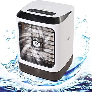 Personal Personal Air Cooler Mini Portable Air Cooling Fan Lortable Air Cooling Fan Cooling Cooling Fan by evaporation at 3 -speed for use at the office, at home and traveling.. From kitchen tools to phones — DIAYTAR Nigeria ships it all in a week.