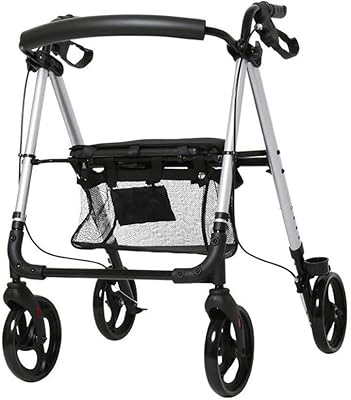 Pivoting foldable walker with seat bag and wheels and roller walker for people.. Skip the traffic, shop online — DIAYTAR Nigeria brings it to you.