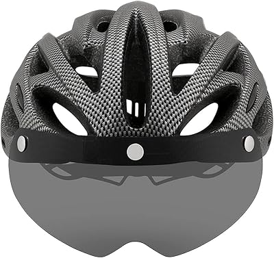 Road mountain bike helmet with light lens and riding headset equipment.. Quality and convenience delivered — shop DIAYTAR Nigeria now.