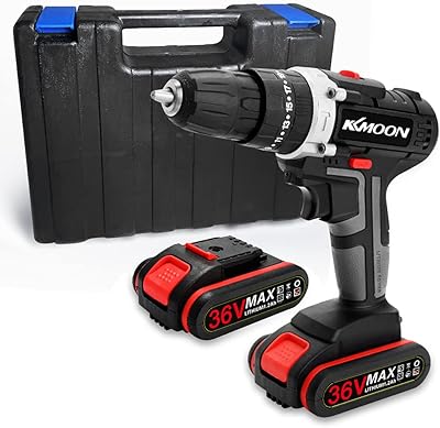 Teddrop 36 V multifunctional wireless drill with high power rechargeable lithium battery and brush engine brush.. Unlock access to a wide range of products with DIAYTAR NIGERIA's affordable e-commerce platform.