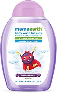 Body washing with private mamaearth blueberry for children with bay and oat proteins - 300 ml.. Shop smart with DIAYTAR NIGERIA, offering a vast product range delivered to your doorstep within a week.
