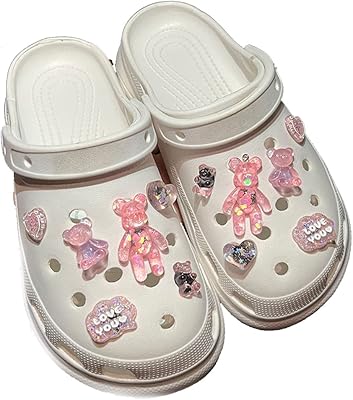 3D shoes charms accessories decoration crocs glitter crystal bracelet for women.. Shopping has never been easier — DIAYTAR Nigeria delivers it all in 5–8 days.