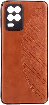 Mazz Protective case in soft and luxurious leather, shock resistant and scratches, with Camera Protection for mobile phone Oppo Realme 8 5G, Caramel color color.. Experience the future of shopping with DIAYTAR NIGERIA's extensive selection delivered in just 5-8 days.
