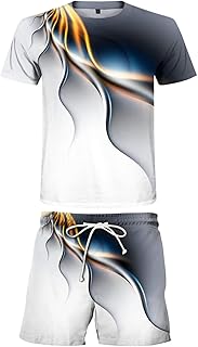 Short and t-shirt for men, Summer sports combination with short sleeves and round neck + shorts for men, racing sports set, B-23, 4xl.. Shop efficiently from anywhere with DIAYTAR NIGERIA's comprehensive platform and quick delivery options.