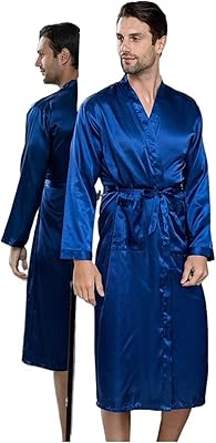 Yazgan long bathrobe for men, satin nightgown for men, ample nightgown, summer dress, night clothes (color: hortel, size: m).. DIAYTAR Nigeria combines variety, affordability, and speed — making your online shopping experience not only enjoyable but also cost-effective.