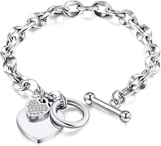 Love bracelets for women in stainless steel, nice charming chain bracelet, jewelry gifts for women, wife, mother, girls, girl, birthday, valentine.. Experience DIAYTAR NIGERIA, where extensive product variety meets pocket-friendly prices and reliable delivery.