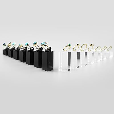 Acrylic jewelry display for ring (14 pieces).. DIAYTAR NIGERIA: Where quality meets accessibility with affordable prices and prompt shipping.