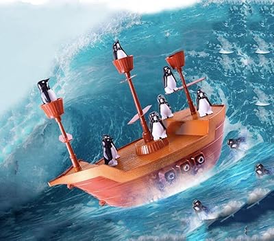 Interactive equilibrium game in the shape of a penguin pirate and children's skills with 16 penguins.. DIAYTAR NIGERIA connects you with what you need at prices you'll love, delivered within 8 days.