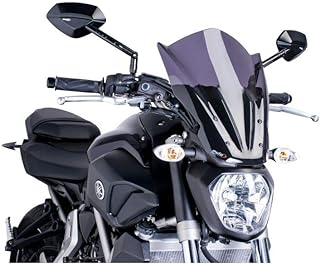 Puig 7016F windshield for Yamaha MT-07 2014 Dark Gray Average.. E-commerce made for Nigeria — fast delivery and low prices at DIAYTAR.