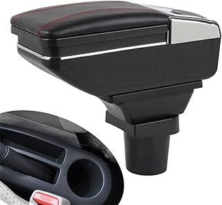 Racerbio car armrest box for Toyota Yaris 2 Hatchback Vitz 2006-2011, central console organizer, armrest storage with cup holder, car interior accessories, black.. Discover why millions choose DIAYTAR for affordable online shopping with delivery in just 5-8 days.