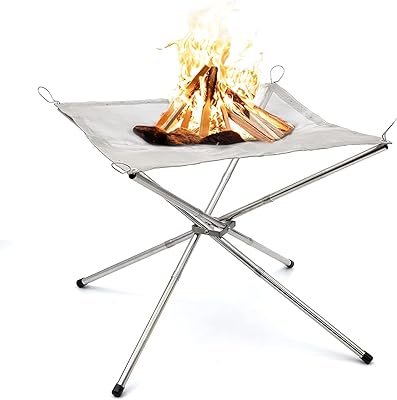 Cool Baby outdoor outdoor campsite, light and portable hearth support with stainless steel grid, foldable stainless steel fireplace X-Fire of campsite (Seyyskwj-SRK).. DIAYTAR NIGERIA makes online shopping accessible with our budget-friendly prices and reliable shipping.