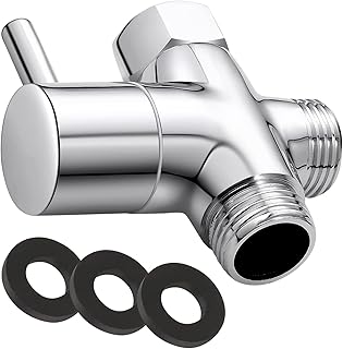 G1/2 inch G1/Inch shower cheap valve, solid brass shower arm valve for hand shower and fixed shower head, spare part for universal shower system with a 3 -way 20 mm diameter (chrome finish).. DIAYTAR NIGERIA transforms dreams into deliveries with our affordable prices and 5-8 day shipping.