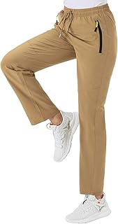 Bgowatu fast -drying elastic hiking pants for women with zipped pockets, outdoor mountain pants.. DIAYTAR NIGERIA: Your trusted e-commerce partner with extensive product choices and affordable delivery.