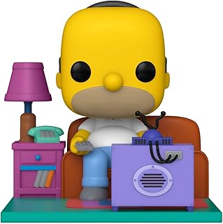 Funko Pop! Deluxe: The Simpsons Homer watching Vinyl figurine television.. DIAYTAR NIGERIA brings the market to your screen with thousands of affordable products delivered to your door.