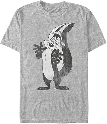 Short sleeve t-shirt Looney Tunes Big & Tall Pepe La Pew For Men.. DIAYTAR NIGERIA transforms online shopping with competitive prices and dependable nationwide delivery.