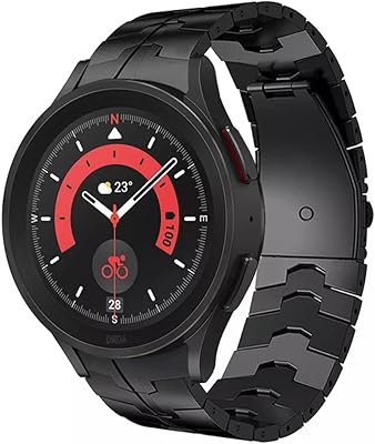 Dado Mica design stainless steel watch bracelet compatible with Samsung Galaxy Watch 5 PRO 45 mm, Stainless steel watch bracelet Gap/No Gap quick clearance.. Shop confidently with DIAYTAR NIGERIA, offering affordable prices and reliable delivery within a week.