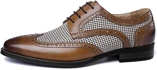 Lucy formal shoes for men, spring wedding shoes, oxford shoes in fashionable leather (color: yiyu, size: 7).. Shop smart with DIAYTAR NIGERIA, offering a vast product range delivered to your doorstep within a week.