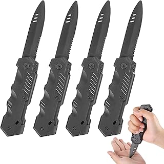 4 -piece retractable knife, false knife, false toy, dagger toy that disappears, a false plastic blade for the Halloween festival.. Transform how you shop with DIAYTAR NIGERIA's vast selection and budget-friendly delivery options.