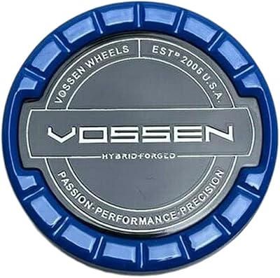 Cache-Moyeu de Forgé Hybrid Vossen, Bleu, Vos-3, compatible with the wheels of the HF series.. Find more for less — only on DIAYTAR Nigeria.