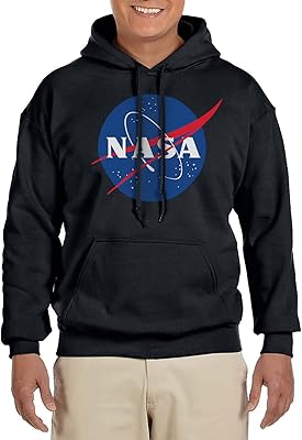 Hooded sweatshirt with NASA Meatball Space Fashion for Men's Pocket.. DIAYTAR NIGERIA: Connecting Nigerians with their needs through our affordable and diverse marketplace.
