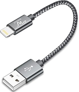 Short -braided short -woven nylon power cable for data synchronization and 3A fast loading for iPhone, iPad Air, iPad Mini, iPod Nano and iPod Touch.. Fast delivery, fair prices, and full variety — only on DIAYTAR Nigeria.