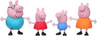 Set of toys with figurines of the Peppa Pig family in their distinctive clothes, 4 rooms, from 3 years old.. DIAYTAR NIGERIA: Your affordable gateway to thousands of products delivered promptly nationwide.