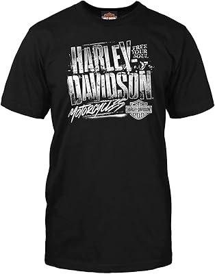Harley-davidson military - t-shirt noir homme - usag stuttgart | grunge spray.. DIAYTAR NIGERIA: Where quality meets affordability, with thousands of products delivered in less than 8 days.