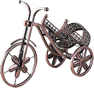 Retro Iron Art metal wine record, creative bike bottle holder, home collection for home.. DIAYTAR NIGERIA: Your partner in affordable online retail with reliable delivery across the nation.