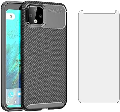 Mobile shell for Google Pixel 4 XL with tempered glass screen protector and accessories.. DIAYTAR NIGERIA delivers more than expected with our extensive catalog and 5-8 day delivery service.