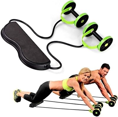 Force coach for the whole body - Resistance band for home exercises, flexible and extensible abdominal wheels for abdominals and pull -ups, abdominal muscle training tool.. DIAYTAR NIGERIA connects desires with reality through affordable prices and reliable delivery service.