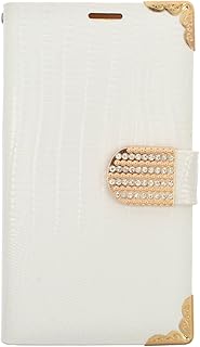 PU leather case for mobile phone Eagle for Samsung Galaxy S6 Edge/G925F - Retailing packaging - White crocodile skin.. DIAYTAR NIGERIA: Bringing quality products to every Nigerian with affordable nationwide delivery.