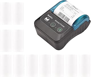 Thermal printer of Icam Mini USB Bluetooth Receptions Compatible with Windows/Android/IOS, Portable Pocket Printers with 11 rolls of paper paper.. DIAYTAR NIGERIA brings online shopping to every Nigerian with affordable prices and reliable shipping.