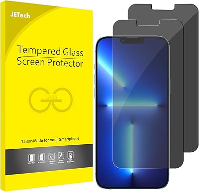 Geetech confidentiality screen protector for iPhone 13 pro max 6.7 inch, layer of tempered anti-espion glass, lot of 2.. Your one-click solution to affordable shopping, DIAYTAR NIGERIA delivers quality products nationwide.