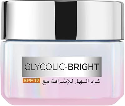 L'Oréal Paris Day Cream Glycolic Bright Glow SPF 17, 50 ml.. DIAYTAR NIGERIA brings a world of products to your fingertips with affordable prices and quick delivery.
